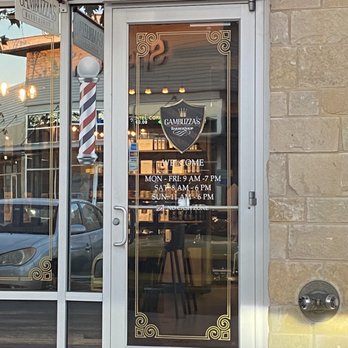 Gambuzza's Barber Shop of Round Rock - Front door - Men's Hair Salons Near Me - Round Rock, Texas
