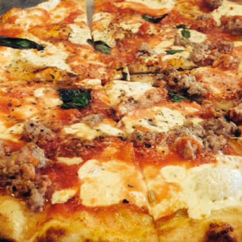 Juliana's - Traditional/ half with sausage - Pizza Near Me - Brooklyn, New York