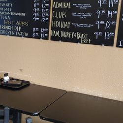 Subs With Love - Menu