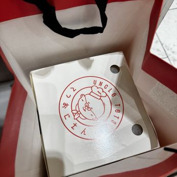 Uncle Tetsu - Nicely tucked in a cute square bag - Bakeries Near Me - Santa Clara, California