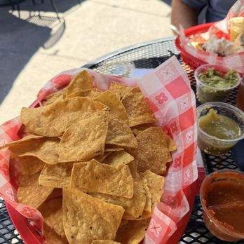 The Garage - Chips and salsa with guacamole - Bars Near Me - Sister Bay, Wisconsin The Garage - Chips and salsa with guacamole - Bars Near Me - Sister Bay, Wisconsin