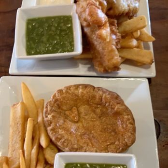 Santiam Brewing - Fish & chips Veggie pie. Both amazing. - Brewpubs Near Me - Salem, Oregon Santiam Brewing - Fish & chips Veggie pie. Both amazing. - Brewpubs Near Me - Salem, Oregon