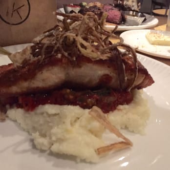 Innovo Kitchen - Salmon and grits - American Near Me - Latham, New York Innovo Kitchen - Salmon and grits - American Near Me - Latham, New York