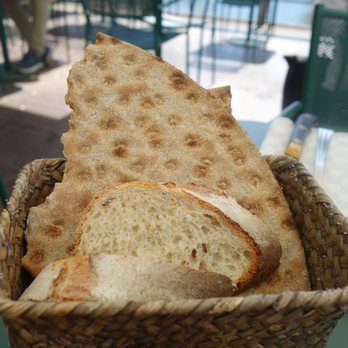 Oaxen Slip - 05/27/18 Oaxen Slip - Sourdough Bread, Rye Crisps, Butter - Bistros Near Me - Stockholm, Alberta