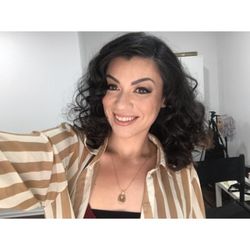 Lorena Paints - Make up and styled hair for my birthday.