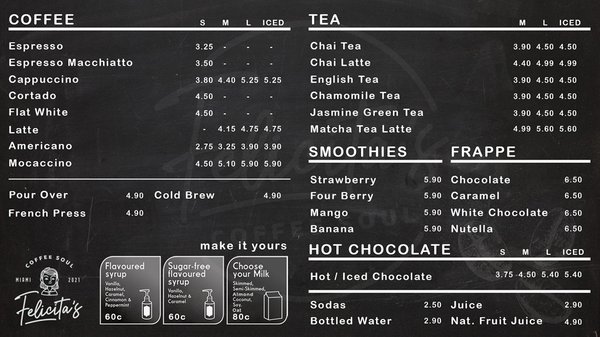 Menu photo 8 About a Cup Coral Springs, FL