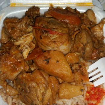 Papa Moe's - Stew Chicken with bean rice. - Caribbean Near Me - Mississauga, Ontario Papa Moe's - Stew Chicken with bean rice. - Caribbean Near Me - Mississauga, Ontario