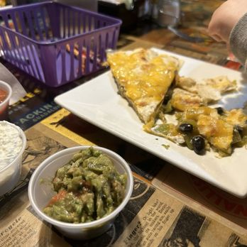 Three Rivers Brewery and Eatery - Half a quesadilla - New American Near Me - Farmington, New Mexico