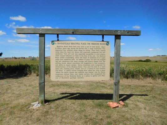 Medicine Rocks State Park by null