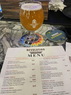 Menu photo 1 Revolution Morristown, NJ