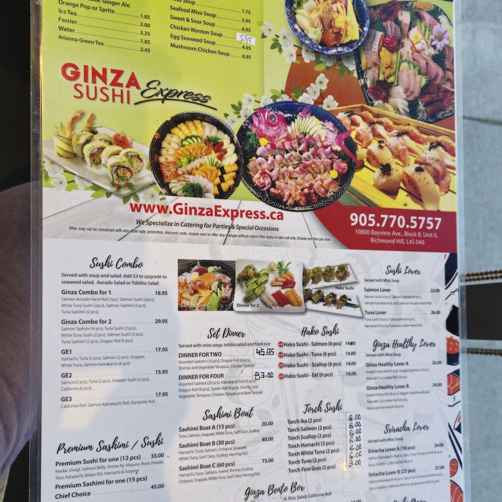 Ginza Sushi Express - Sushi Bars Near Me - Richmond Hill, Ontario Ginza Sushi Express - Sushi Bars Near Me - Richmond Hill, Ontario