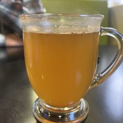 The Appleseed Modern Diner - Hot spiced chai apple cider.