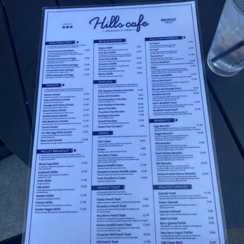 Hills Cafe - Menu - Cafes Near Me - Lewisville, Texas