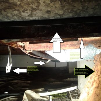 McAfee Heating, Air Conditioning, and Plumbing - Water damage to crawspace and duct tape used by installers to hold the rusted pieces together until the next service call they can charge me - Heating & Air Conditioning/HVAC Near Me - Kettering, Ohio