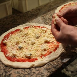 Dea's Pizza - Pizza quatre fromages.