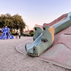 Vincent Lugo Park - Sea Serpent Slide!!