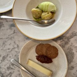 Dessert:  Roast Figs, Rosemary & Fig Leaf Ice cream Gruyère Alpage Cheese & Biscuits