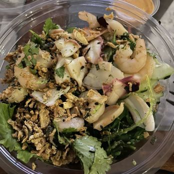Poke Oahu - Cooked shrimp and octopus poke - Poke Near Me - Simi Valley, California
