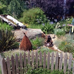 Rollonin Cafe - Cute garden out the back.