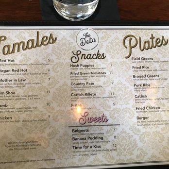 The Delta - Menu - Southern Near Me - Chicago, Illinois The Delta - Menu - Southern Near Me - Chicago, Illinois
