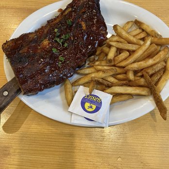 Fountain Grill - Ribs w a side of fries - American Near Me - Ashburn, Virginia Fountain Grill - Ribs w a side of fries - American Near Me - Ashburn, Virginia