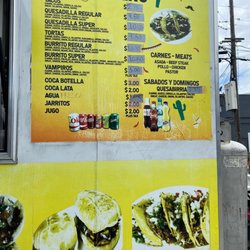 Andy's Tacos Jalisco - Menu and updated prices.