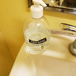 No soap. Was water.