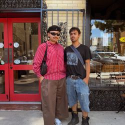 Shop whats trending in mens fashion -- distressed jorts, pinstripes, paperboy caps, leather boots, baggu