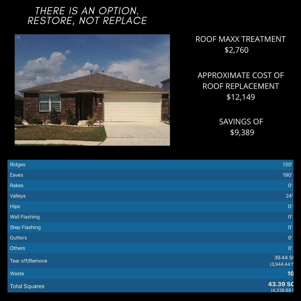 Slide of Roof Restore