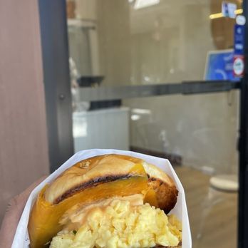Egghead Sando Cafe - The Scramble Sandwich - Breakfast & Brunch Near Me - San Ramon, California Egghead Sando Cafe - The Scramble Sandwich - Breakfast & Brunch Near Me - San Ramon, California