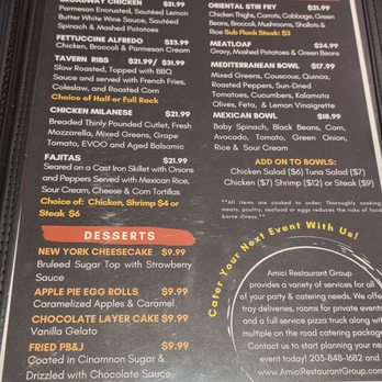 Amici Tavern - New American Near Me - North Haven, Connecticut Amici Tavern - New American Near Me - North Haven, Connecticut