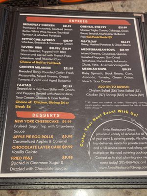 Menu photo 2 Amici Tavern North Haven, CT Menu photo 2 Amici Tavern North Haven, CT