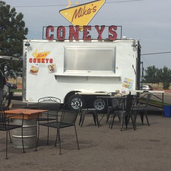 Mike's Coneys - a food truck parked in a parking lot - Hot Dogs Near Me - Denver, Colorado