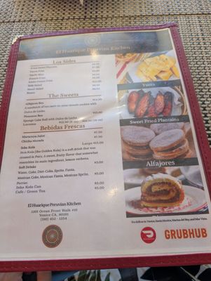 Menu photo 3 El Huarique Venice, CA