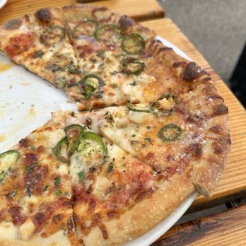 Pig Ate My Pizza - Bob-o-Reno with chicken instead of pepperoni - Brewpubs Near Me - Robbinsdale, Minnesota