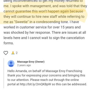 Massage Envy - Another unsatisfied customer. - Skin Care Near Me - Mequon, Wisconsin Massage Envy - Another unsatisfied customer. - Skin Care Near Me - Mequon, Wisconsin