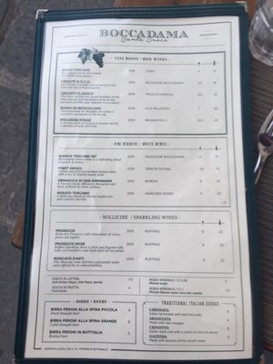 Menu photo 6 Boccadama Florence, FI