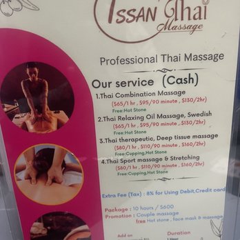 Issan Thai Massage - February 2023 prices - Massage Near Me - Chula Vista, California