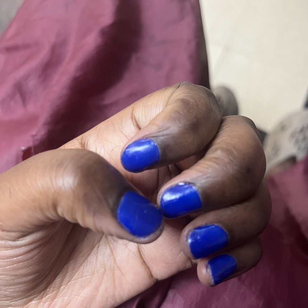 Ugly nails ,sloppy no chip polish Ugly nails ,sloppy no chip polish