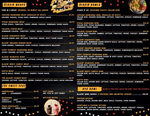 Menu photo 4 Blazin Shawarma Taylor, MI