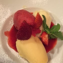 Fink'Stuebel - Sorbets fraise, rhubarbe et poire