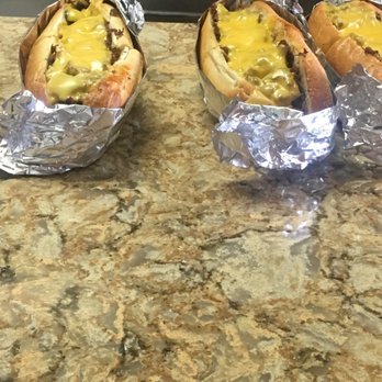 Mark's Pizza - two hot dogs wrapped in foil - Pizza Near Me - Spring Valley, New York