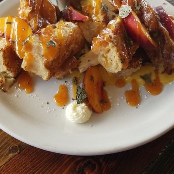 Dandelion Cafe - Peach French toast - Coffee & Tea Near Me - Bellaire, Texas