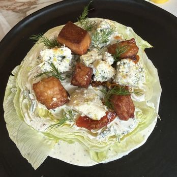 Prime + Proper - Wedge salad was huge. This is split in half - Steakhouses Near Me - Nashville, Tennessee Prime + Proper - Wedge salad was huge. This is split in half - Steakhouses Near Me - Nashville, Tennessee