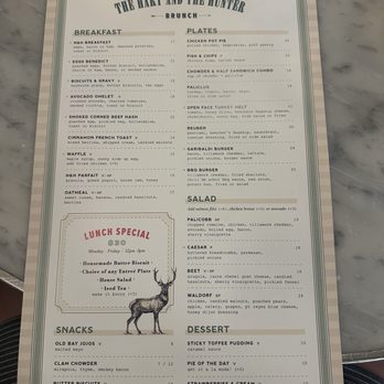 The Hart and The Hunter - Menu - Breakfast & Brunch Near Me - Seattle, Washington The Hart and The Hunter - Menu - Breakfast & Brunch Near Me - Seattle, Washington