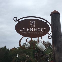 Café Ulenhoef - Eingangsschild