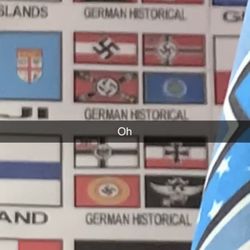 A World of Flags - Selection of nazi flags.