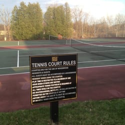 Woodbridge Tennis Courts - Rules