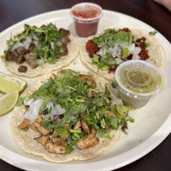 Westbank Fleamarket - Tacos- chicken, carne asada, and chorizo
