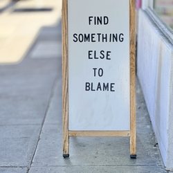 Reformation - I blame this sign